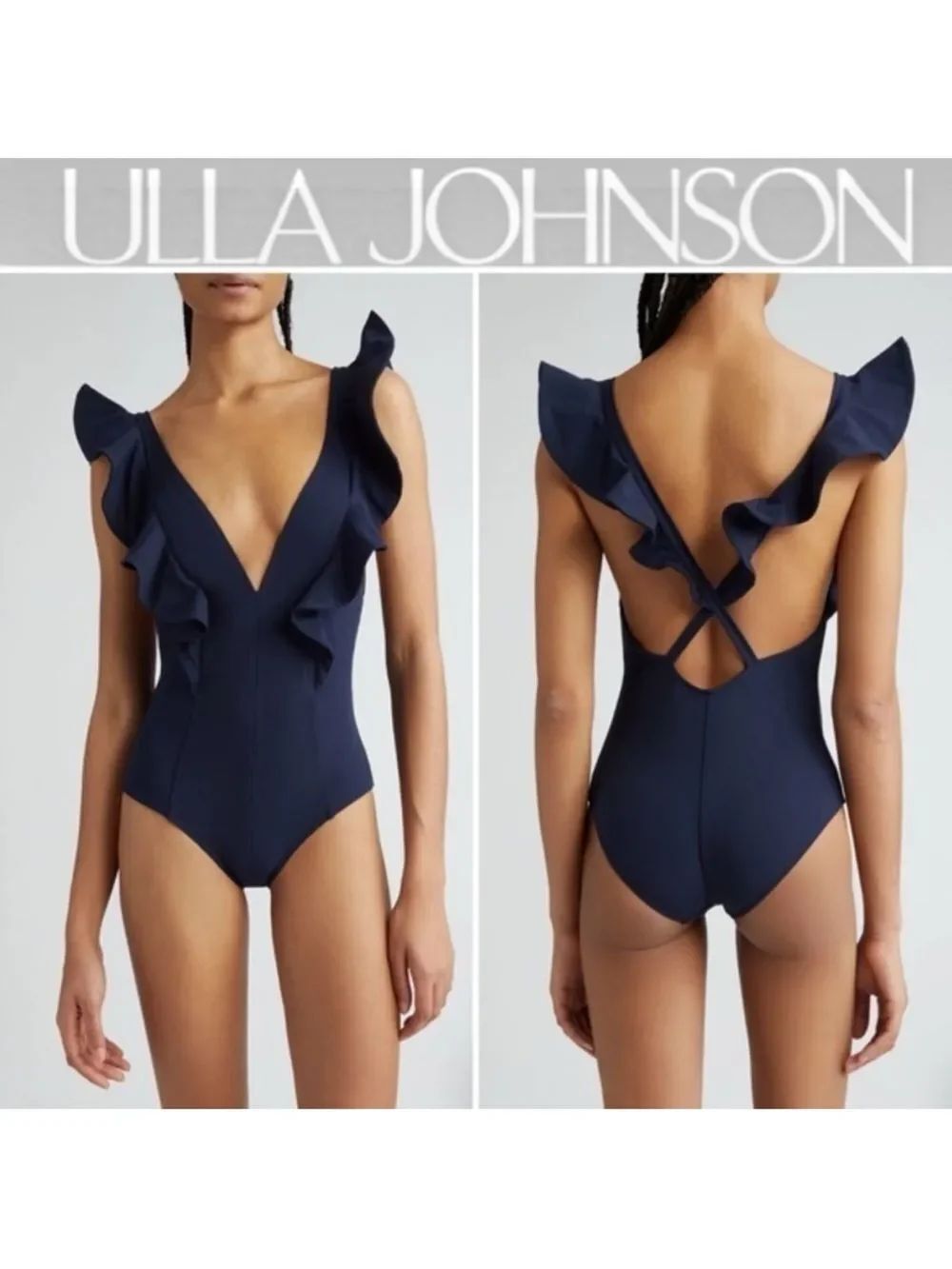 Ulla Johnson Evelina ruffle swimsuit